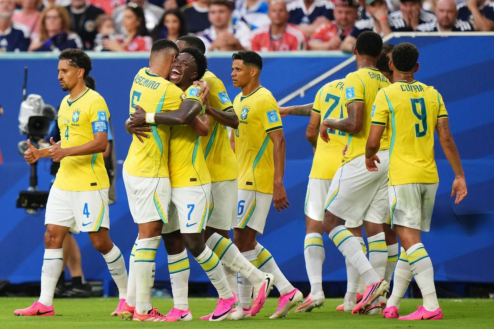 Vinicius and Cunha Steal the Show as Brazil Crush Scotland
