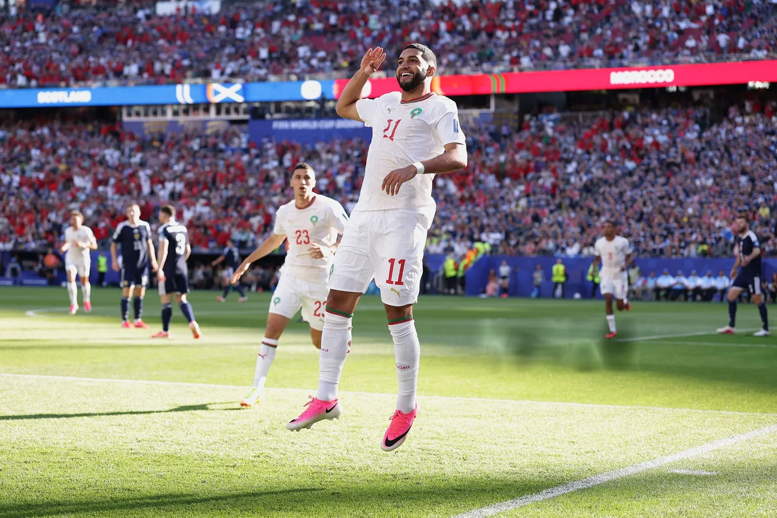 Scotland 0-1 Morocco: Early Saibari stunner settles Group C clash