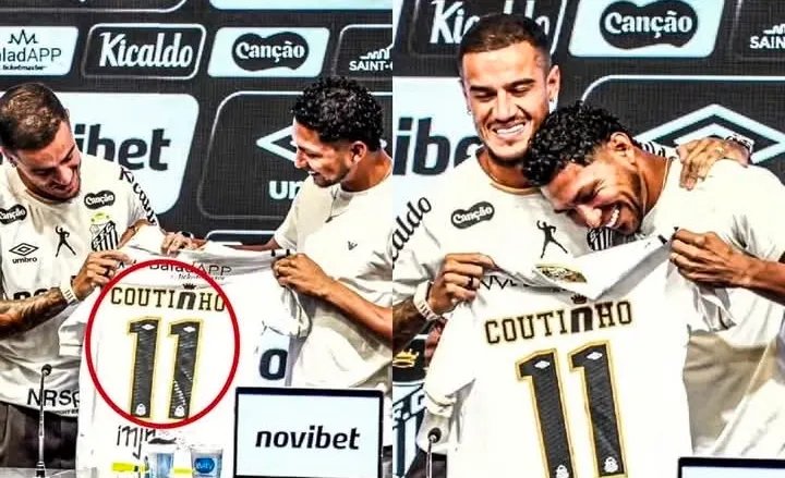 Rony Gives Up No.11 for Coutinho in Classy Santos Gesture