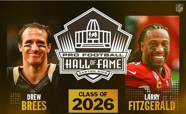 NFL Immortalized: Drew Brees, Larry Fitzgerald, Adam Vinatieri, Roger Craig and Luke Kuechly Enter Hall of Fame