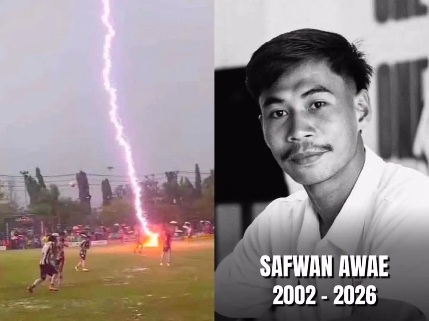 Thai Football Mourns After Lightning Strike Kills Rising Star Safwan Awae