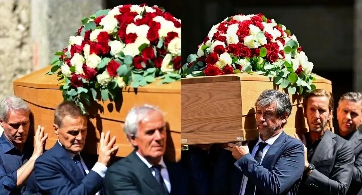 Football Legends Carry Franco Baresi in Emotional Final Farewell