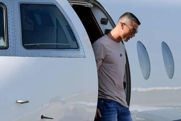 Ronaldo Lands In Madrid After Leaving Portugal Camp