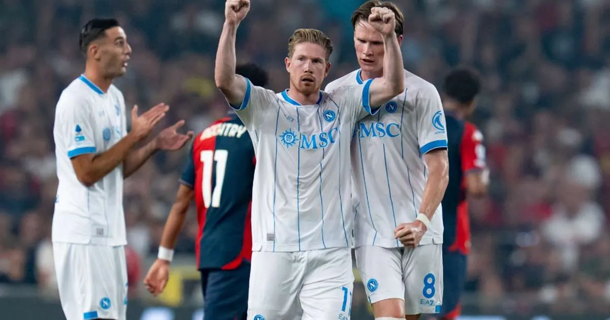 Genoa 0-2 Napoli: De Bruyne makes the difference to secure winning start for Allegri