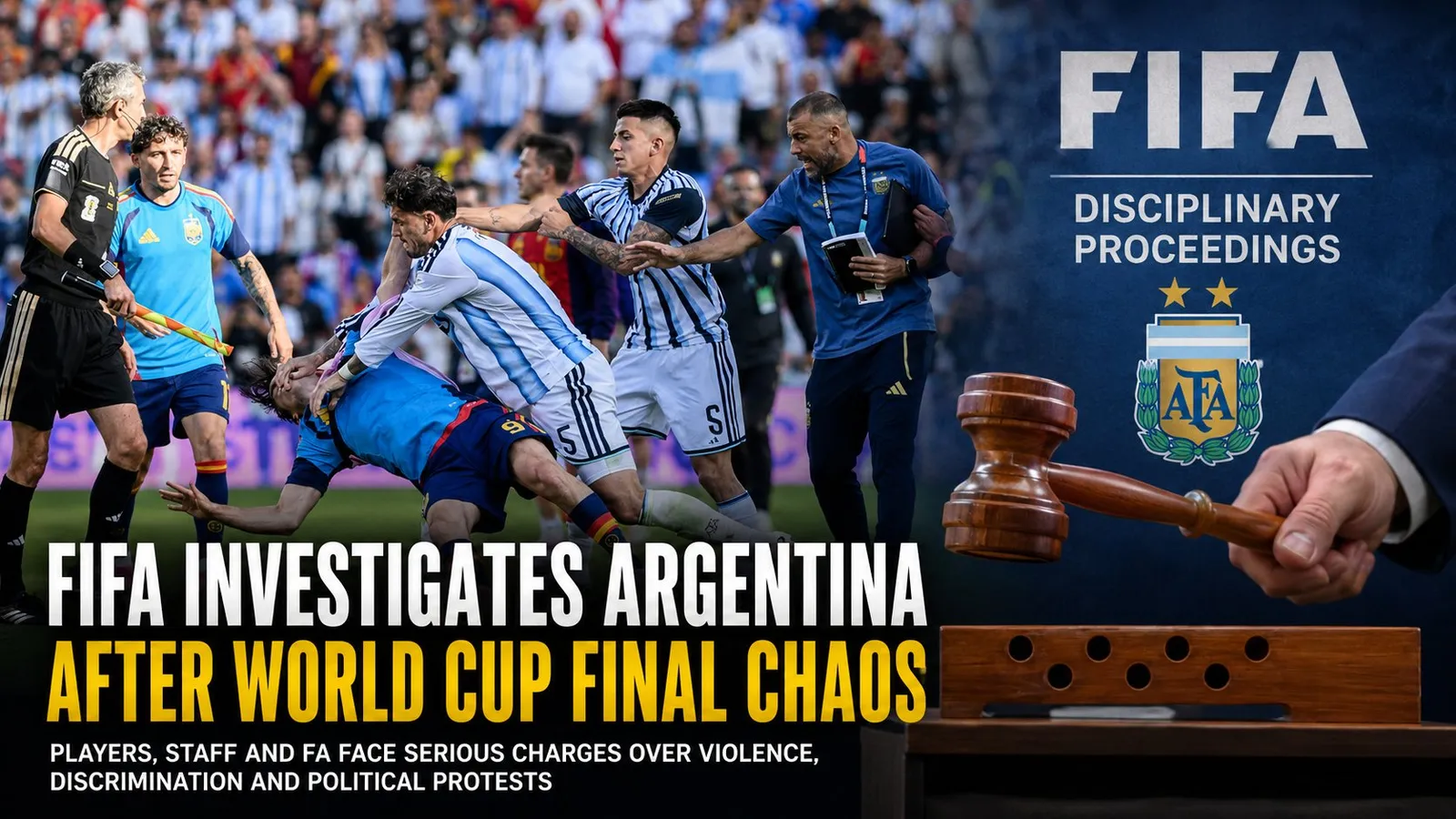 FIFA Comes After Argentina After World Cup Final Chaos