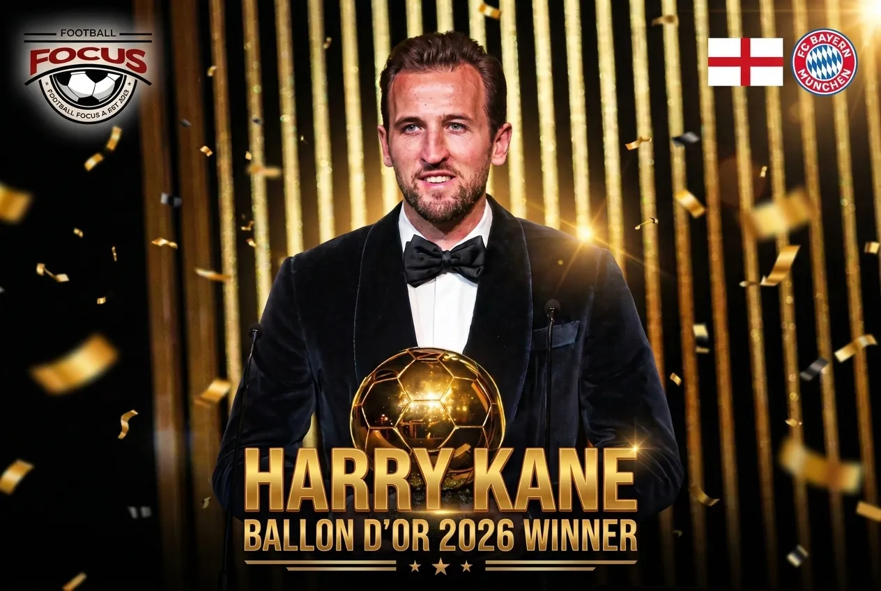 Harry Kane Wins Football Focus 2026 Ballon d’Or Poll