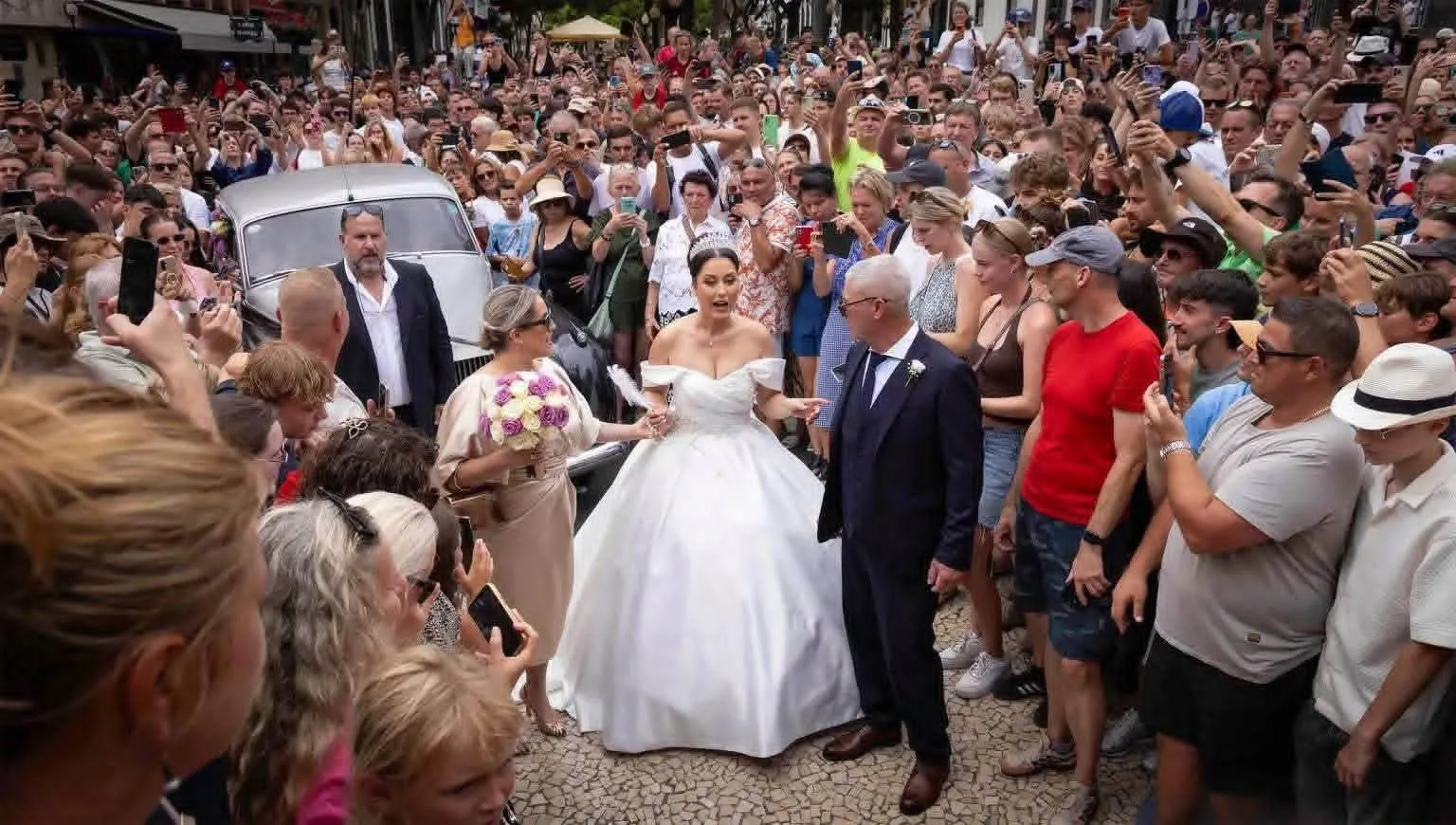 Ronaldo Wedding Mix-Up Leaves Thousands of Fans Surrounding Confused Bride in Madeira