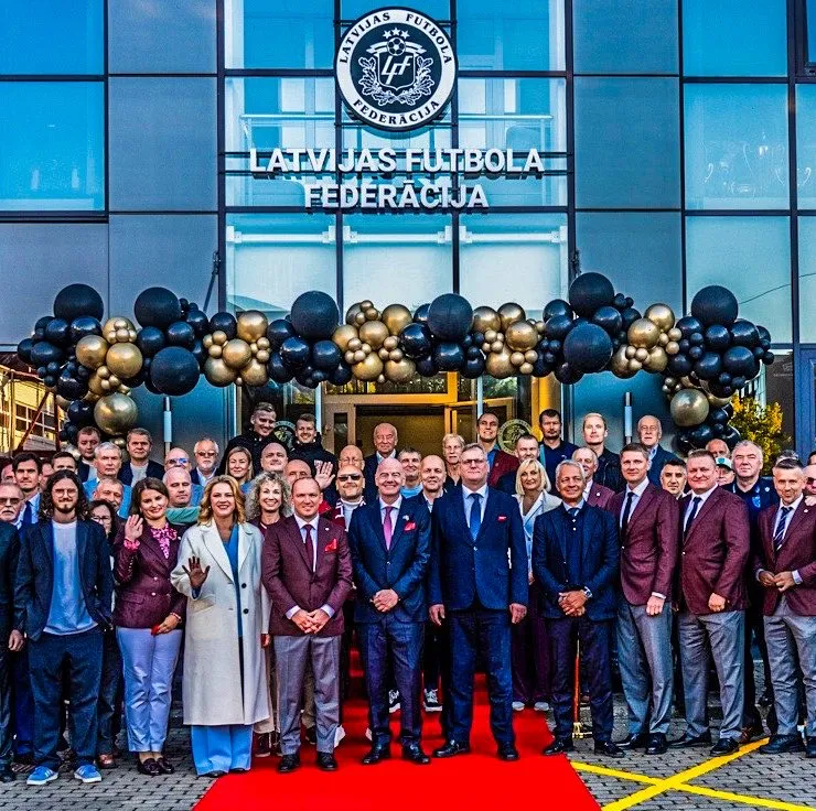 Infantino Opens Latvia FA Headquarters as Latvia Backs FIFA President - Image 1