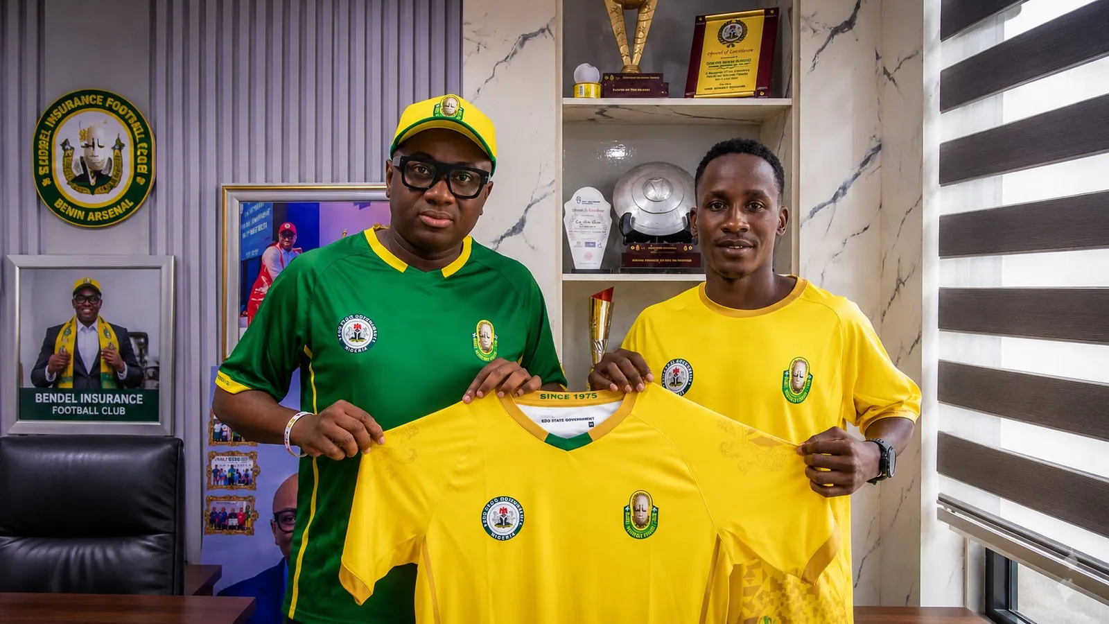 Bendel Insurance Sign Jonathan Mairiga From Wikki Tourists - Image 1