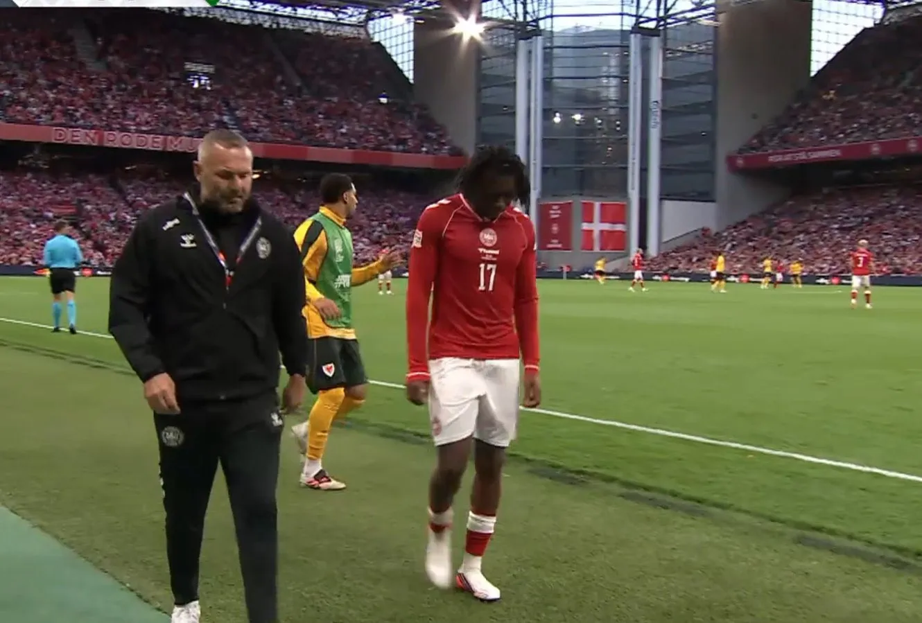 Patrick Dorgu Suffers Injury Blow During Denmark’s Nations League Clash - Image 1