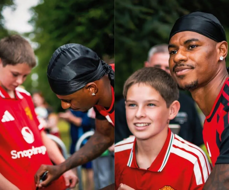 Marcus Rashford Returns to Carrington After Barcelona Loan - Image 1