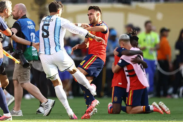 Tempers Flare As Leandro Paredes Sees Red After World Cup Final Altercation - Image 1