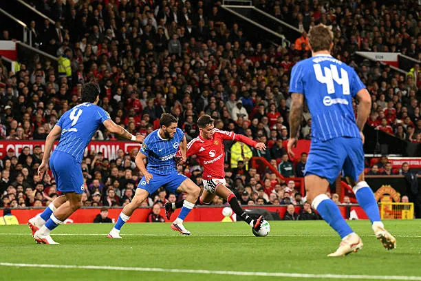 Lacey Opens His Manchester United Chart As United Take Control Against Brighton - Image 1