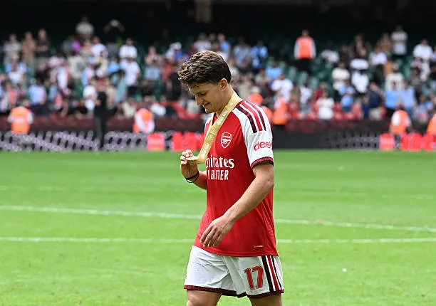 Tzolis Shines As Arsenal Crush Man City To Lift Community Shield - Image 1