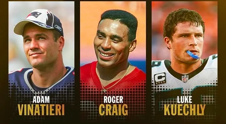 NFL Immortalized: Drew Brees, Larry Fitzgerald, Adam Vinatieri, Roger Craig and Luke Kuechly Enter Hall of Fame - Image 1